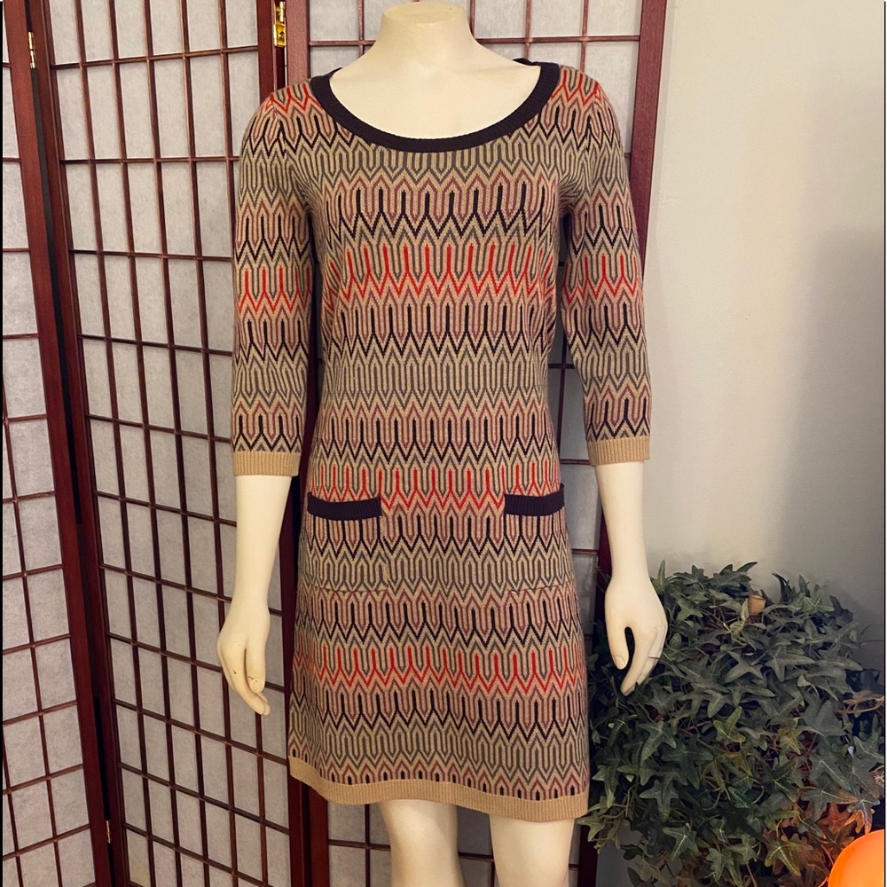 1970’s Style Wool Sweater Dress